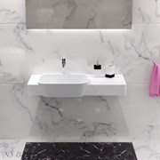 Раковина столешница NS Bath NSS-9045M на 90 см белая матовая 29724