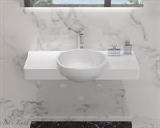 Раковина столешница NS Bath NSS-9052G на 90 см белая глянцевая 29726