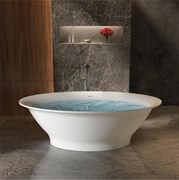 Ванна из искусственного камня NS Bath NSB-19900G 190x90 белая глянцевая 29738