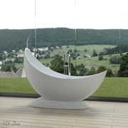 Ванна из искусственного камня NS Bath NSB-16700M 160x70 белая матовая 29743