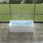 Ванна из искусственного камня NS Bath NSB-17730G 170x73 белая глянцевая 29749