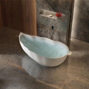 Ванна из искусственного камня NS Bath NSB-17850M 178x75 белая матовая 29751