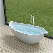 Ванна из искусственного камня NS Bath NSB-19880G 193x88 белая глянцевая 29753