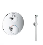 Гигиенический душ скрытого монтажа с термостатом GROHE Grohtherm 2407527513001 29828