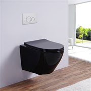 Унитаз подвесной безободковый ESBANO - AZALEA (Black) 29849