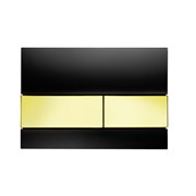 Панель смыва TECESquare 9240808 стекло черное, клавиши позолоченные 30168