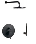 Душевая система скрытого монтажа Paffoni Light LIG015NO/ZSOF074NO черный матовый 30721