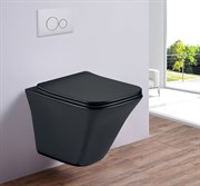 Унитаз подвесной безободковый ESBANO - LUCHENA-C (Matt Black) 30921