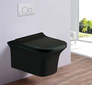 Унитаз подвесной безободковый ESBANO - AZUL (Matt Black) 30926