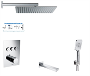 Душевая система скрытого монтажа с термостатом WasserKraft Neime Thermo A01944126 30770