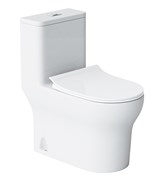 Унитаз моноблок  Laguraty Z9005A белый крышка микролифт 31384