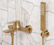 Смеситель для ванны Wasserkraft Aisch 5501 золото матовое 33598