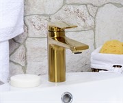 Смеситель для раковины Wasserkraft Aisch 5503 золото матовое 33599