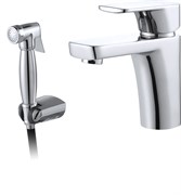 Смеситель для раковины с гигиеническим душем D&K Berlin Freie DA1432601 34105