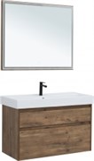 Мебель для ванной Aquanet Nova Lite 100 дуб рустикальный (2 ящика) 38879
