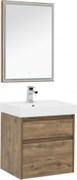 Мебель для ванной Aquanet Nova Lite 60 дуб рустикальный (2 ящика) 38885