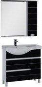 Мебель для ванной Aquanet Доминика 90 L черный 39085