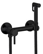 Гигиенический душ с настенным смесителем Ganzer GZ-12202-C-SET черный матовый 39406