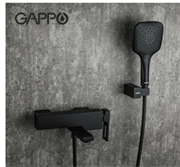 Смеситель для ванны Gappo Futura G3217-6 черный матовый 39431
