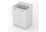 Постирочная раковина с тумбой KERASAN Comunita 9166K3*0 60х50 9166K3*0