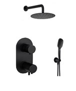Душевая система скрытого монтажа с термостатом Remer MINIMAL THERMO NT 92S14NO 39550