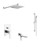 Душевая система скрытого монтажа BELBAGNO ROMANO ROMVDICRM -2 хром 39563