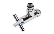 Запорный угловой вентиль крест Luxon ZZ-4704 39733