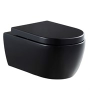 Безободковый подвесной унитаз SSWW CT2039V BLACK 39858