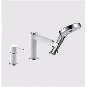 Смеситель на борт ванны Gappo G1103-8 белый/хром 39886