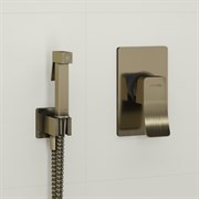 Гигиенический душ скрытого монтажа WasserKRAFT Exter A01652 светлая бронза 28804