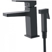 Гигиенический душ  со смесителем для раковины FAOP A1009-16 черный матовый
