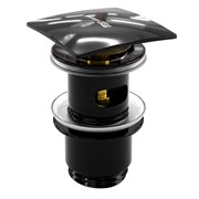 Донный клапан Push-up Wasserkraft A166 черный 40085