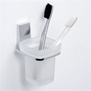 Стакан для зубных щеток стеклянный Wasserkraft Lopau K-6028 40096