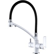 Смеситель для кухни Gappo Noar G4348 белый/хром 39903