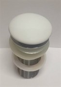 Донный клапан хром CeramaLux RD002 белый 40248