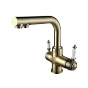 Смеситель для кухонной мойки Lemark Villa LM4861B бронза 337716
