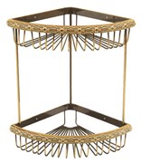 Полка угловая Lemark Jasmine LM6682B 2-ярусная Lemark Jasmine LM6682B бронза 337788