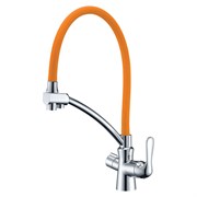 Смеситель для кухонной мойки Lemark Comfort LM3070C-Orange хром/оранжевый 337795