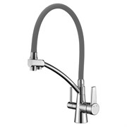 Смеситель для кухонной мойки Lemark Comfort LM3071C-Gray хром/серый 337797