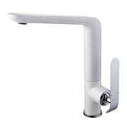 Смеситель для кухонной мойки Lemark Melange LM4905CW белый/хром 337832