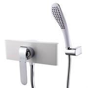 Смеситель для душа Lemark Melange LM4903CW белый/хром 337833