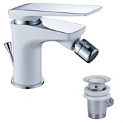 Смеситель для биде Lemark Allegro LM5908CW белый/хром 337854