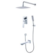 Душевая система Lemark Allegro LM5922CW белый/хром 337856