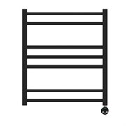 Полотенцесушитель электрический Lemark Atlantiss П7 LM32607REBL 500x600, левый/правый, черный 338354