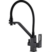 Смеситель для кухни под фильтр Gappo Fatura G4317-6 черный матовый 39973