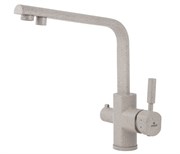 Смесители для кухни с подключением под фильтр KAISER Decor 40144-4 песочный мрамор 41307