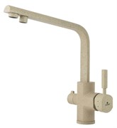 Смесители для кухни с подключением под фильтр KAISER Decor 40144-16 песочный мрамор 41310