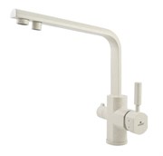 Смесители для кухни с подключением под фильтр KAISER Decor 40144-11 бежевый мрамор 41312