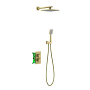 Душевая система скрытого монтажа с термостатом Timo Petruma SX-5059/17SM Золото матовое 41325