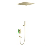 Душевая система скрытого монтажа с термостатом Timo Petruma SX-5019/17SM Золото матовое 41327
